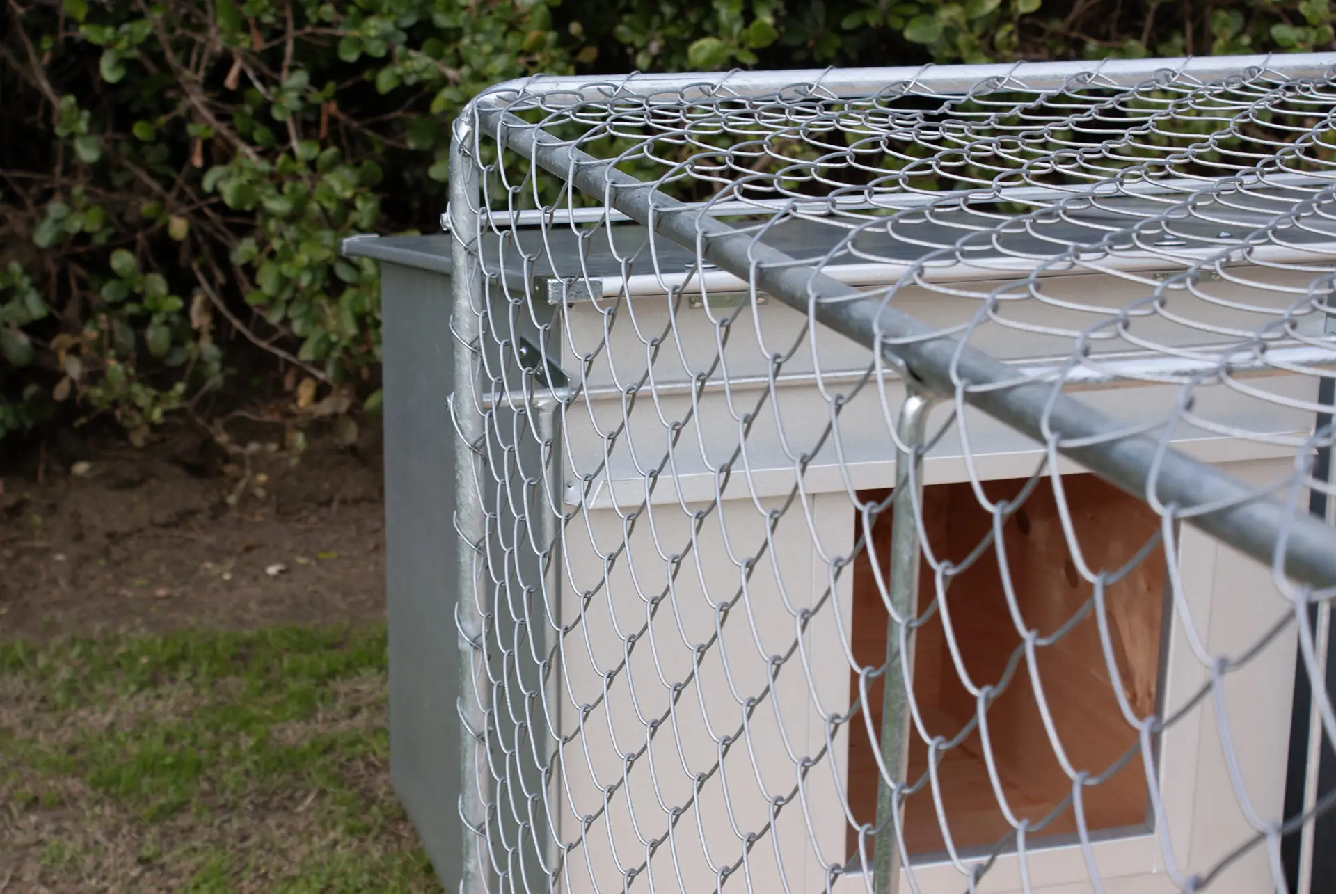 Custom dog kennel and walk‑in run combo – durable outdoor housing made in NZ