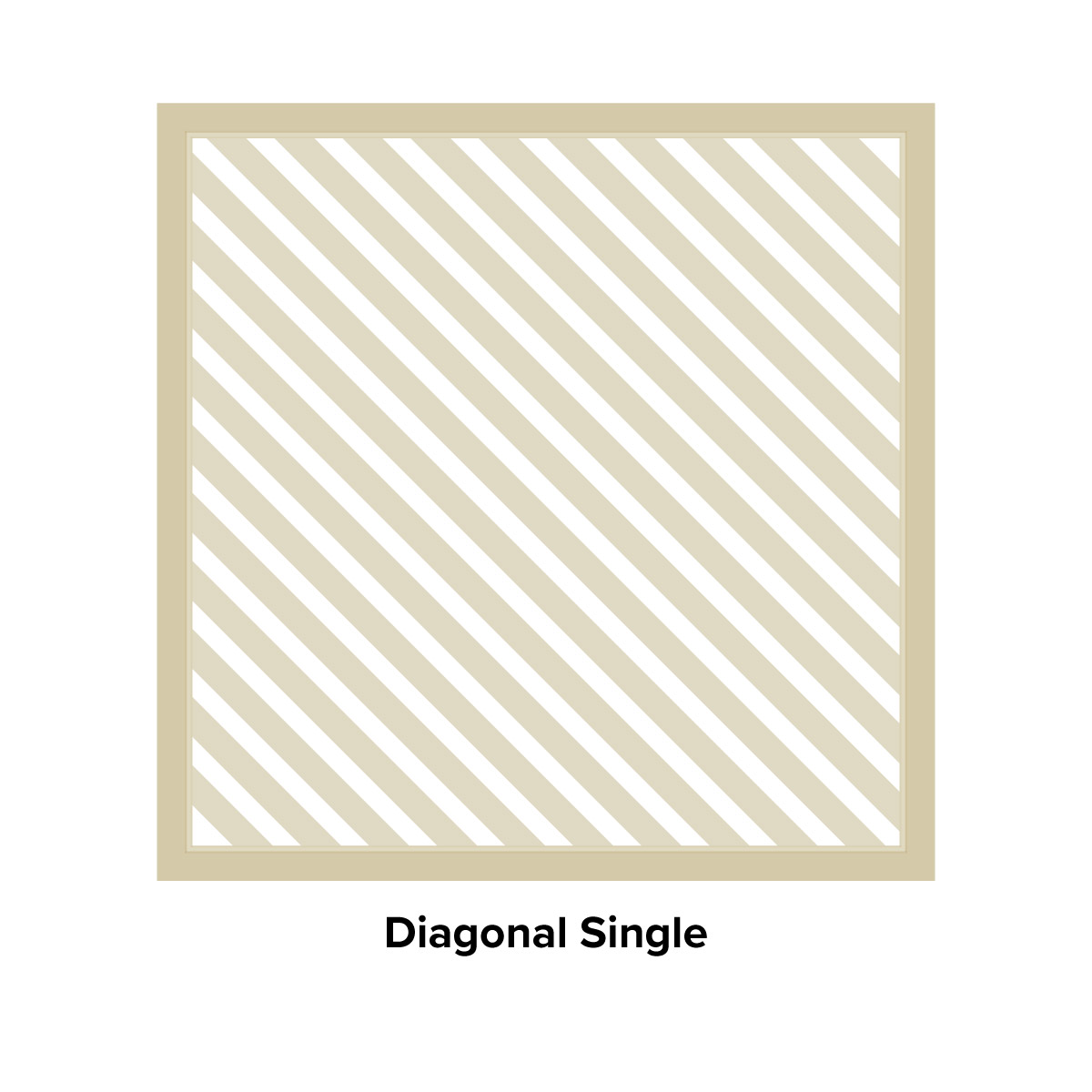 Five Star Diagonal Single Trellis