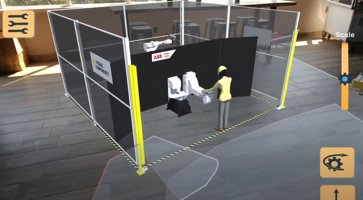 image of a user interacting with the software on a laptop (for a productivity tools business)