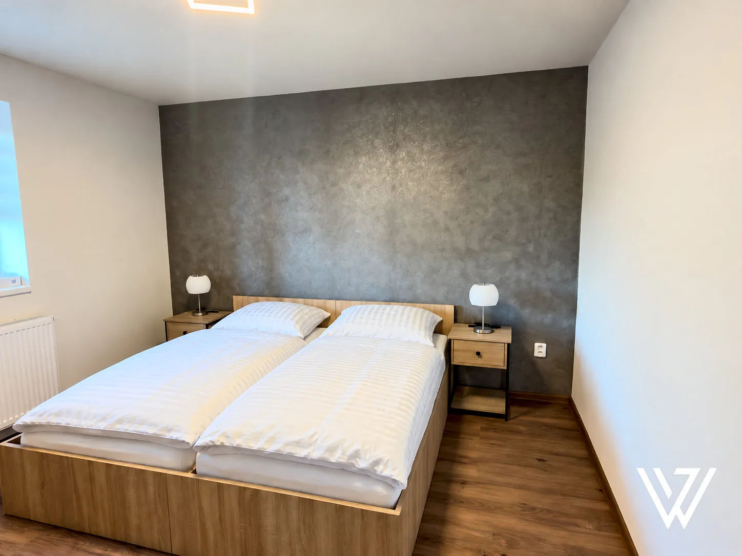 Apartmány Kadaň – přízemí vlevo, ložnice