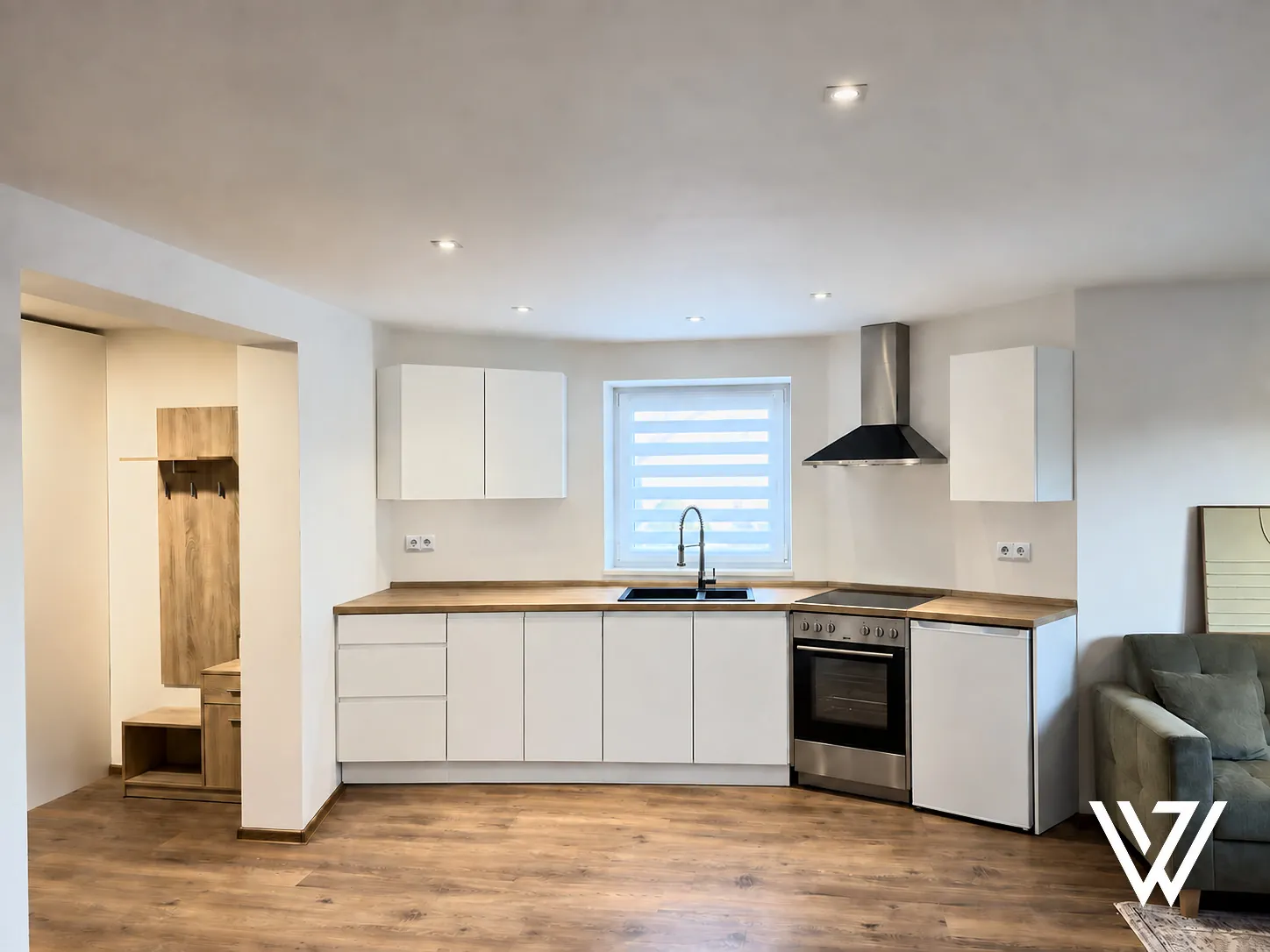 Apartmány Kadaň – přízemí vlevo, kuchyňský kout