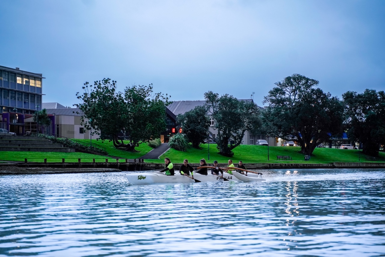35 Mai Tawhiti Prepare to Represent Aotearoa at the Waka Ama World Championships