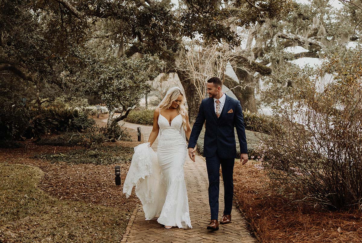 Bride in her gown in the carriage house of Satolah Creek Farm wedding venue in North Gerogia