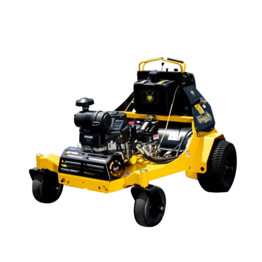 A ride-on aerator/seeder combo