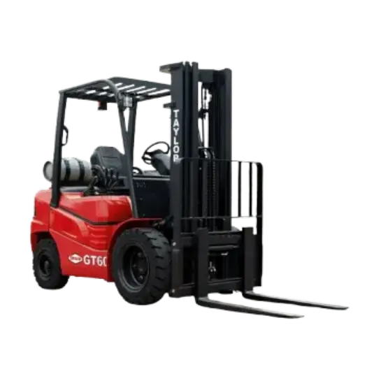An industrial forklift
