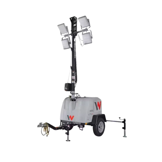 A towable light tower