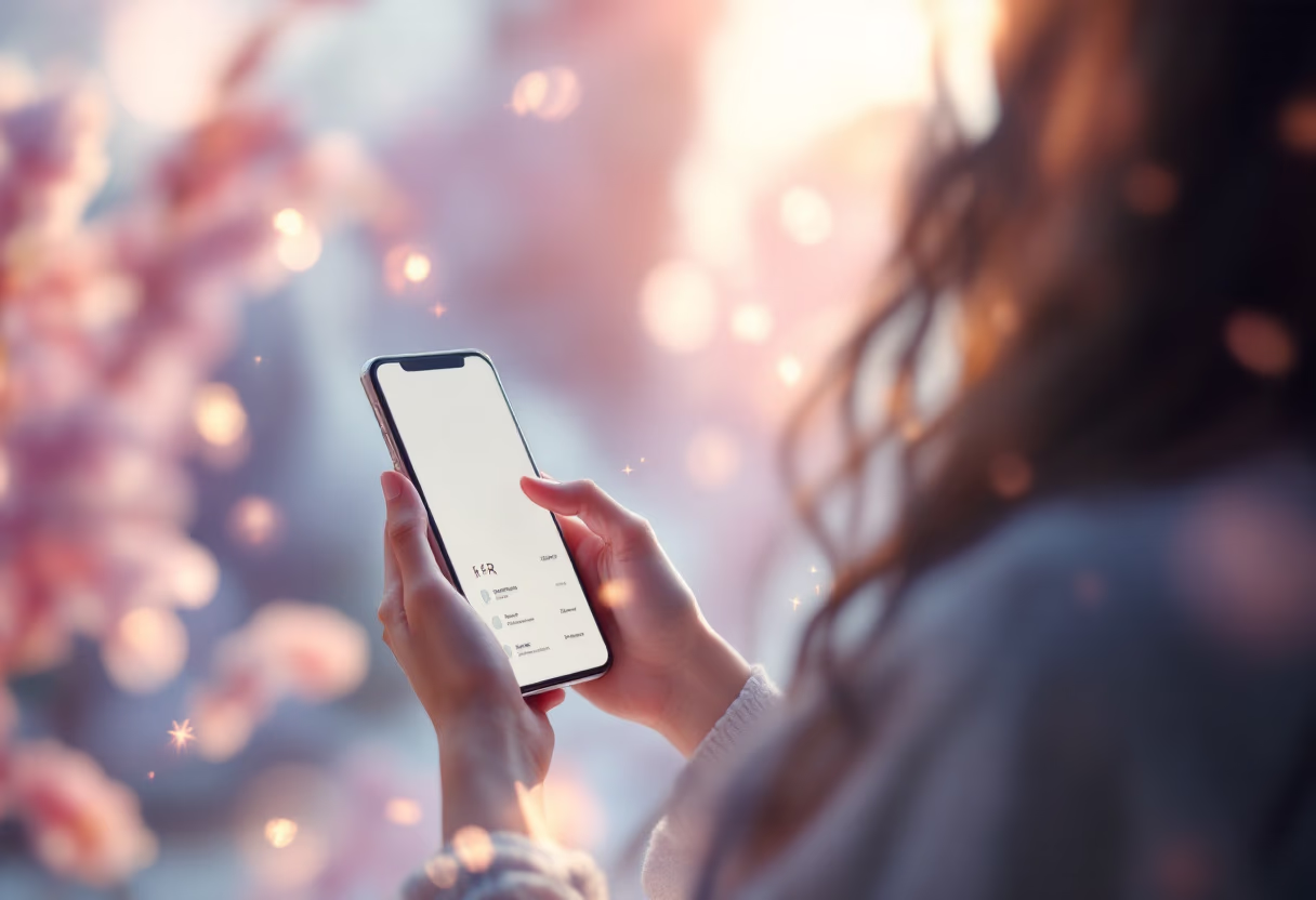 **image of employee interacting with hr software (for a hr tech)**