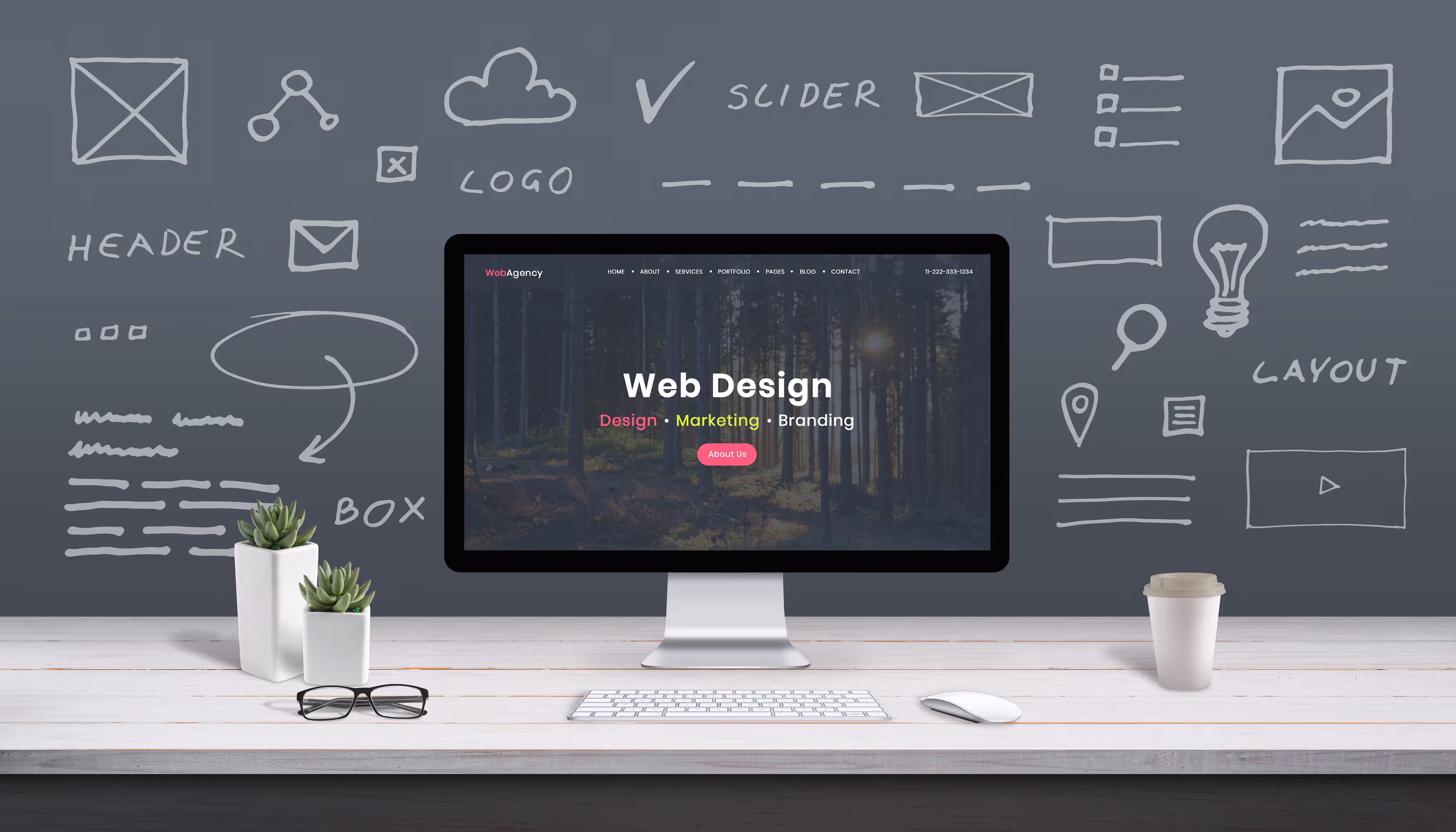 Web Design graphic