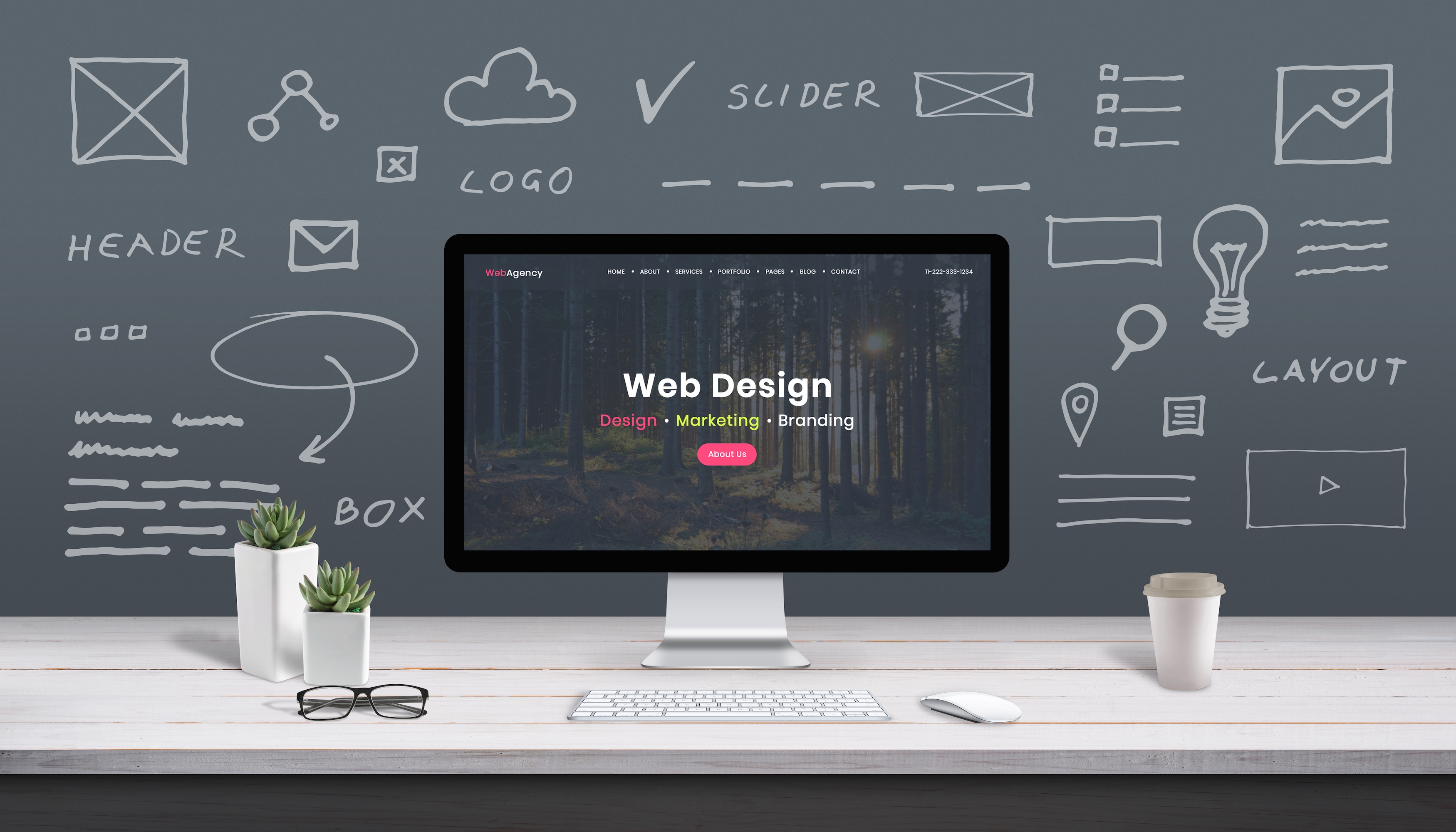Web Design graphic
