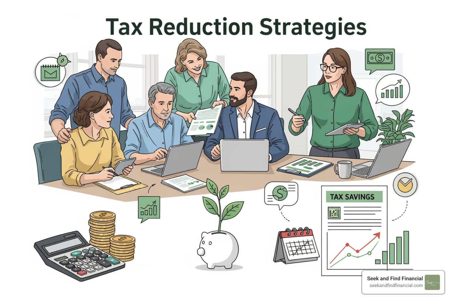 couple planning for their future - tax reduction strategies