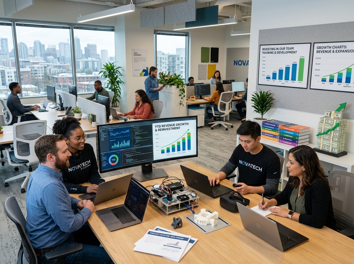 A growing business reinvesting profits into new technology and staff - C corp tax strategies A growing business reinvesting profits into new technology and staff - C corp tax strategies