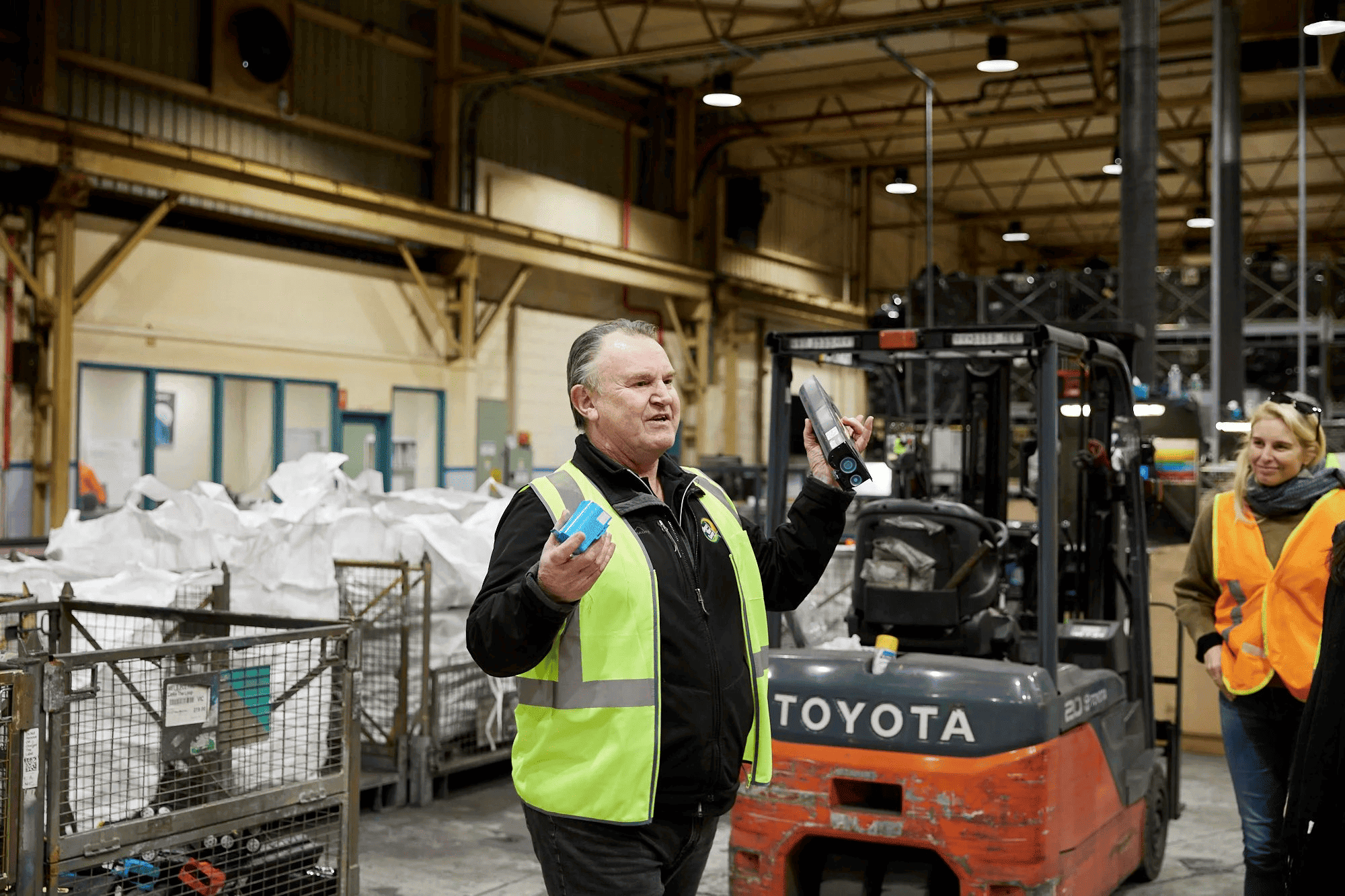 Sustainability Victoria visit to facility