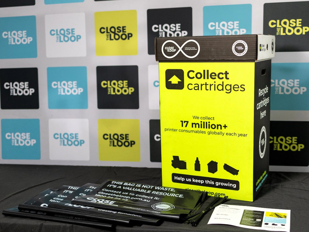 Close the Loop Collect Cartridges box