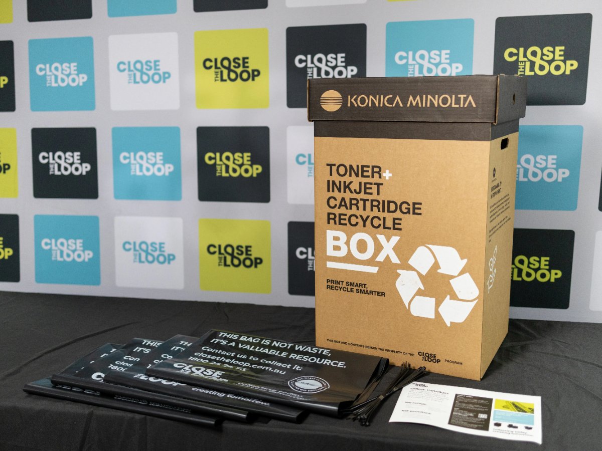 Konica Minolta Toner + Inkjet Cartridge Recycle Box