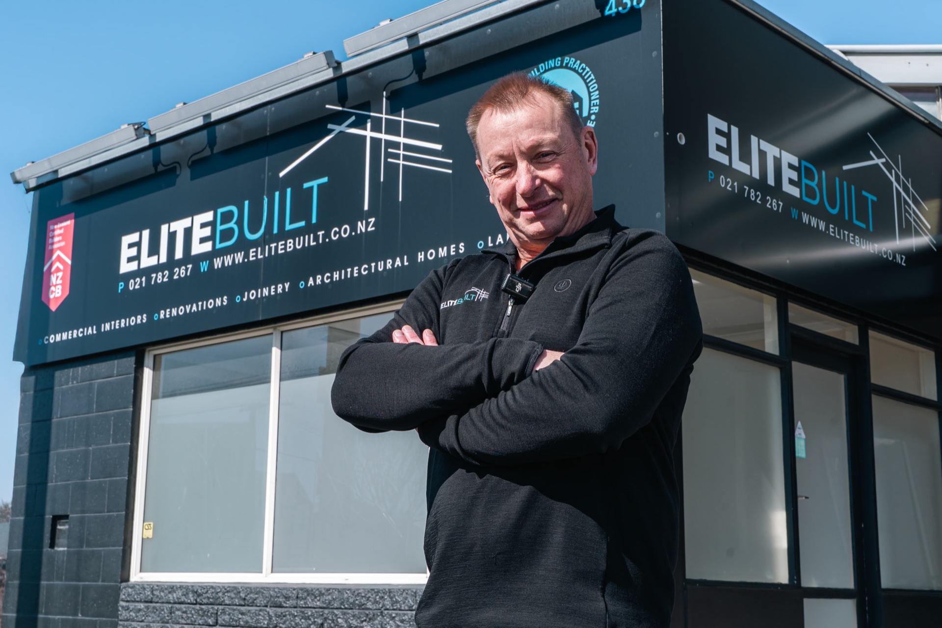 Authentic brand film and photo library for Elite Built, a local Canterbury builder. Made for website, socials, quotes, and tenders.
