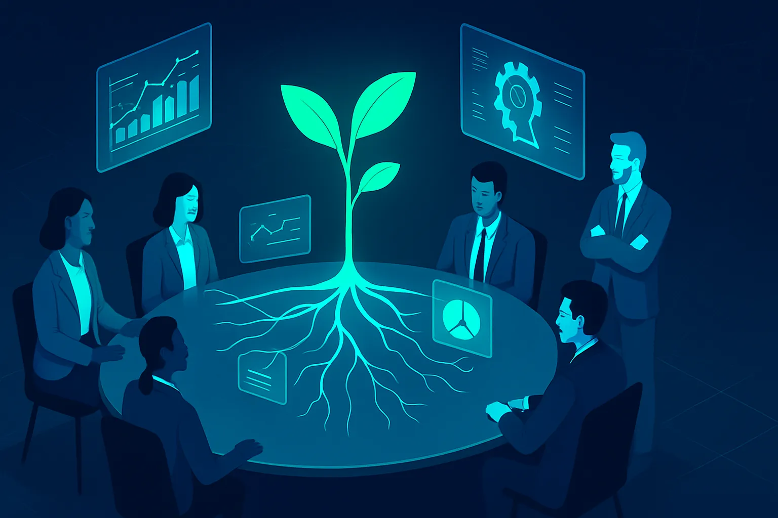 DSI et conduite du changement dans la transformation IA