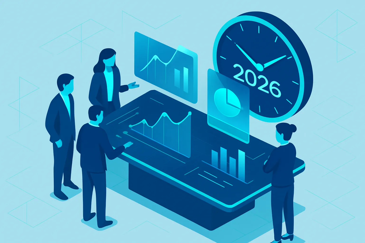 Des professionnels discutent des tarifs de consultants IA en 2026.