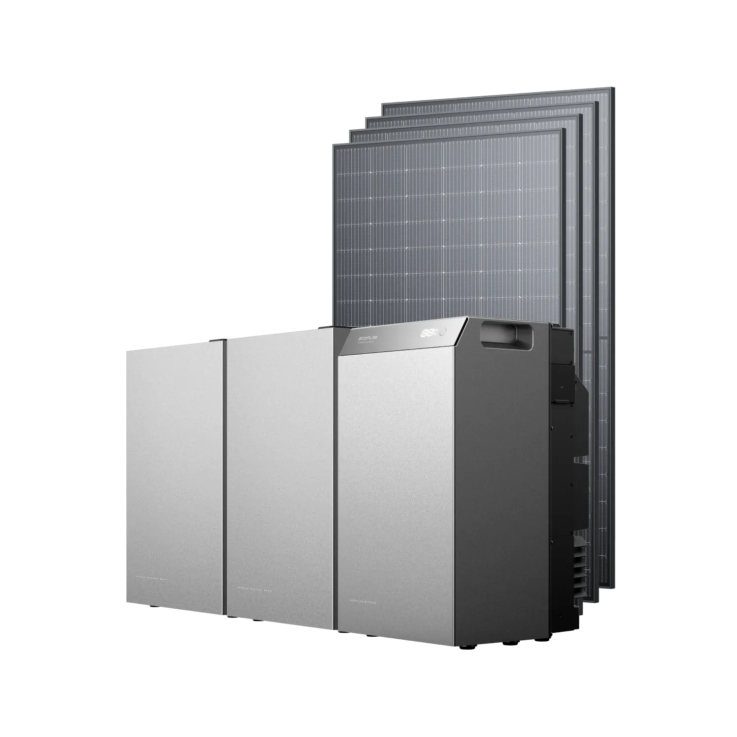Système EcoFlow STREAM 5000 avec panneaux solaires, 5 000 W d’entrée photovoltaïque