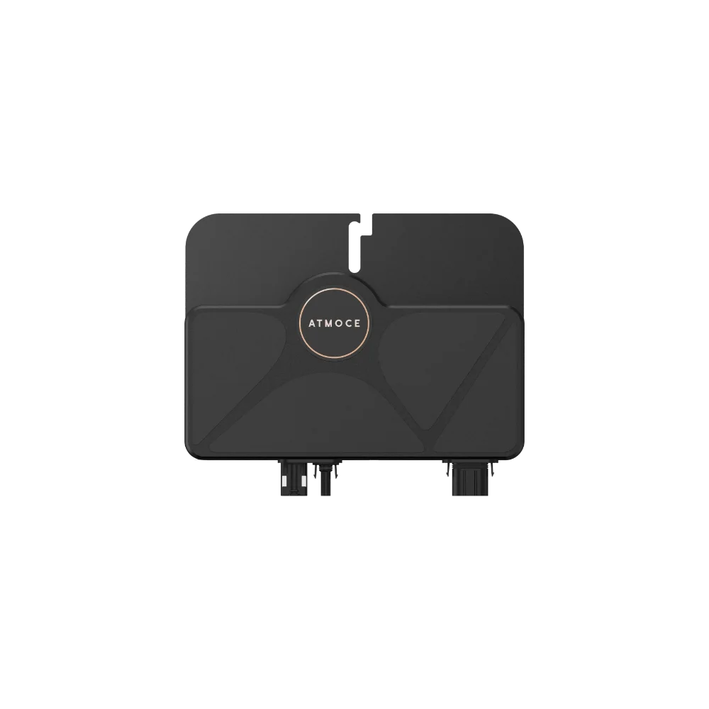 Micro-onduleur Atmoce MI détouré, sept modèles de 360 à 600 W posés par Avenir Eco
