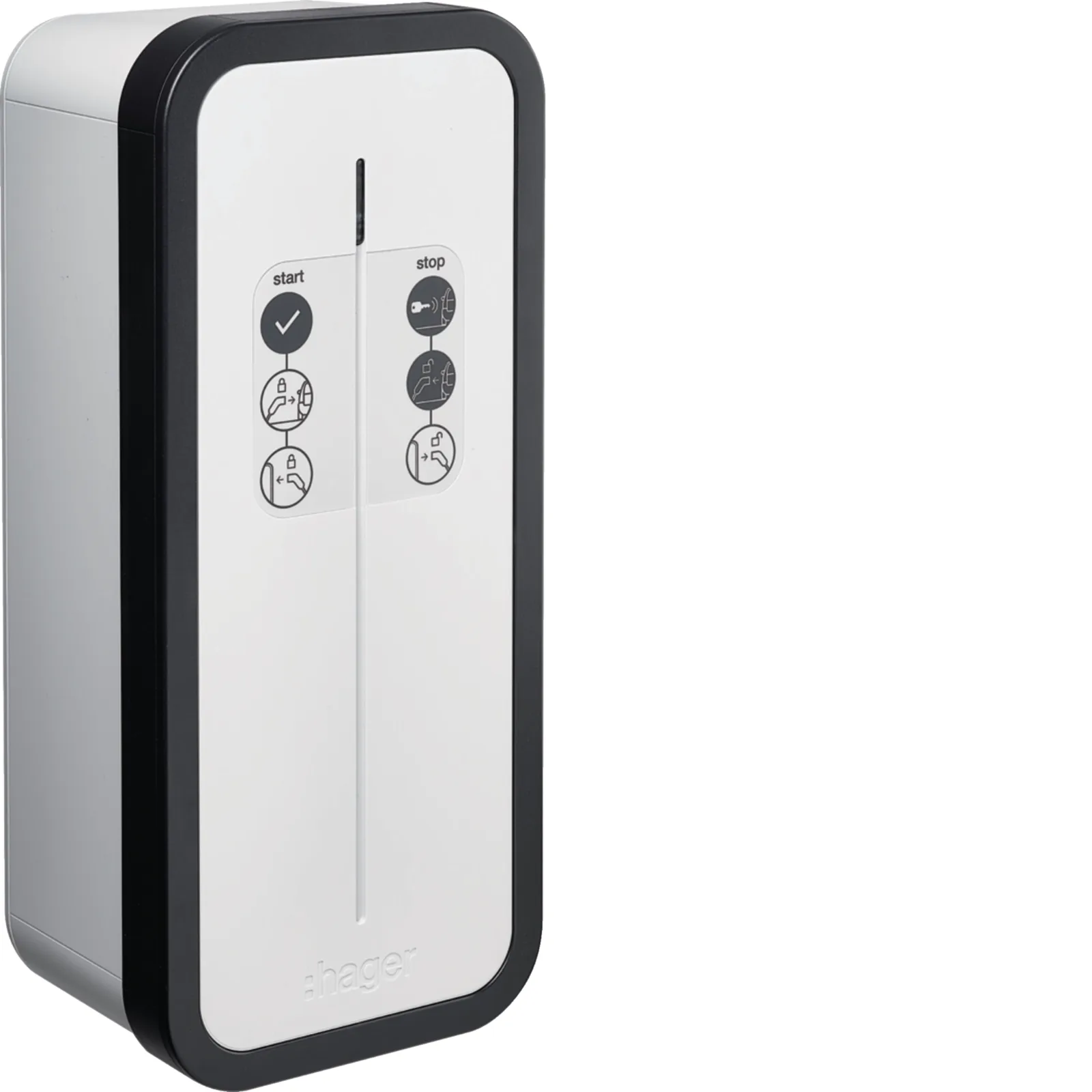 Application Hager Charge et badge RFID pour piloter la borne Witty Solar depuis un smartphone