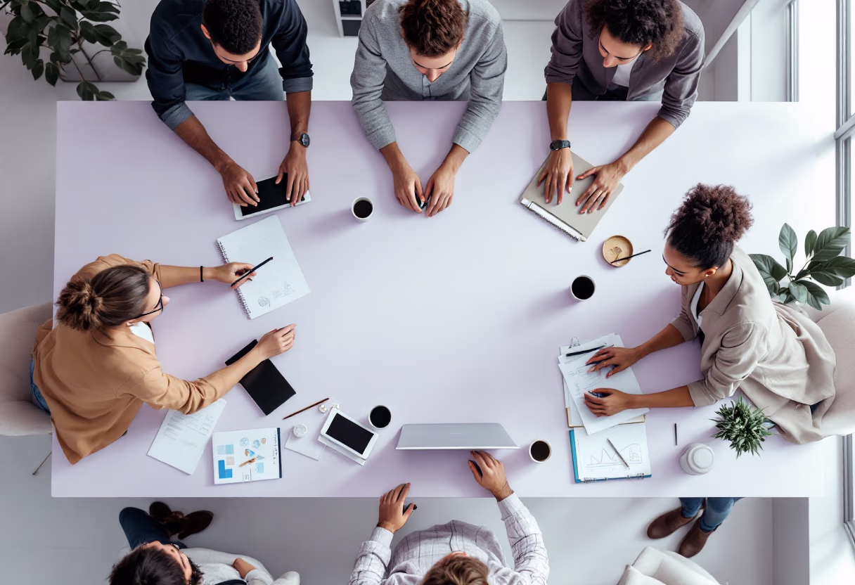 image of team brainstorming session #1