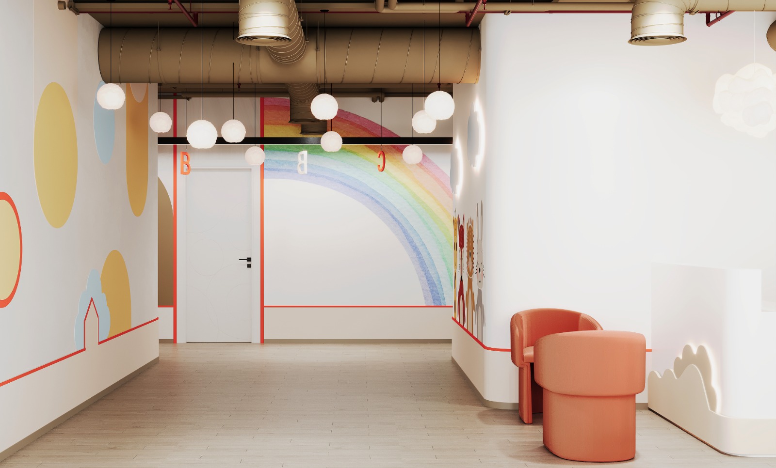 Children's wellness centre reception, Mirdif