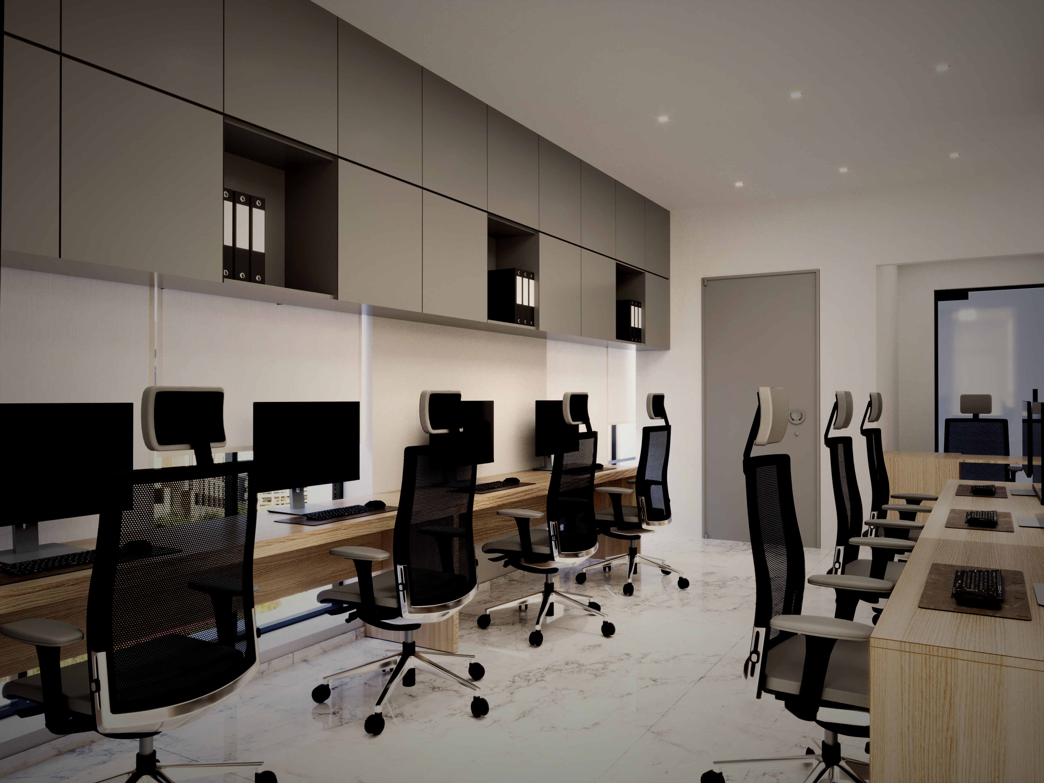 Open workstation area, Deira