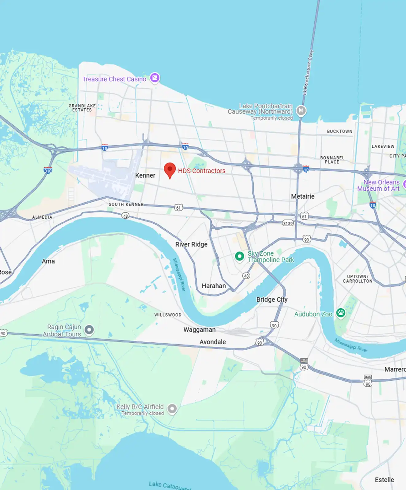 Service Area Map