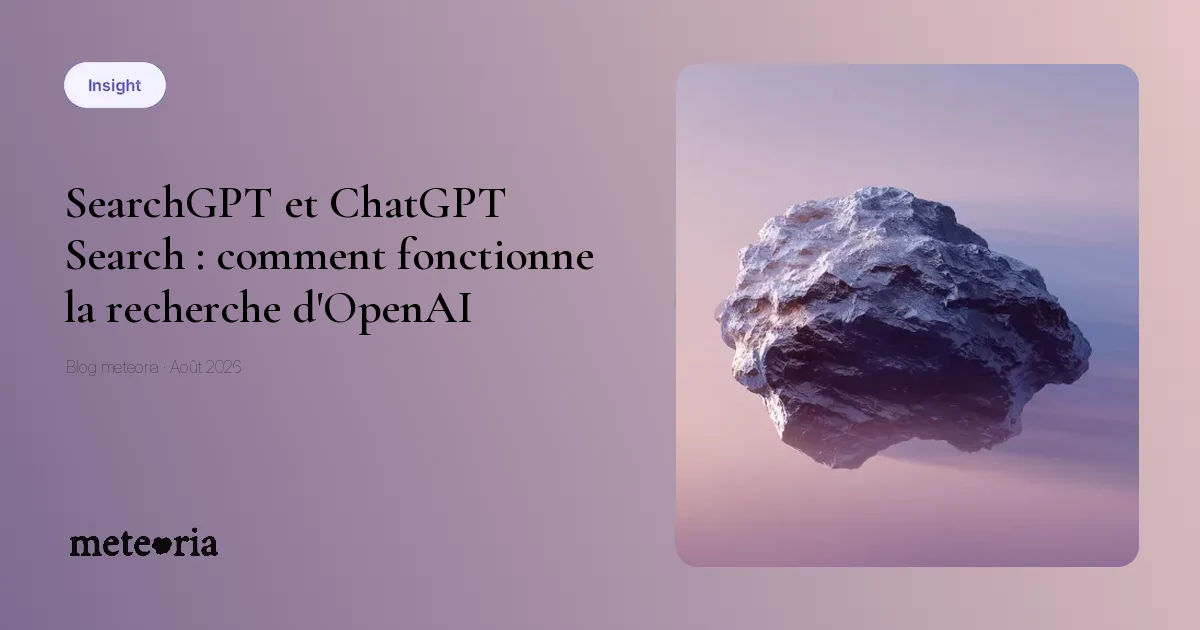 SearchGPT et ChatGPT Search : comment fonctionne la recherche d'OpenAI