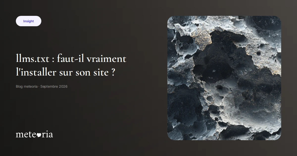 llms.txt : faut-il vraiment l'installer sur son site ?