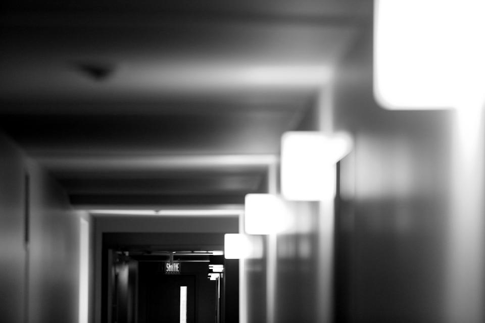 A corridor inside a modern hospital — Healthcare Infrastructure