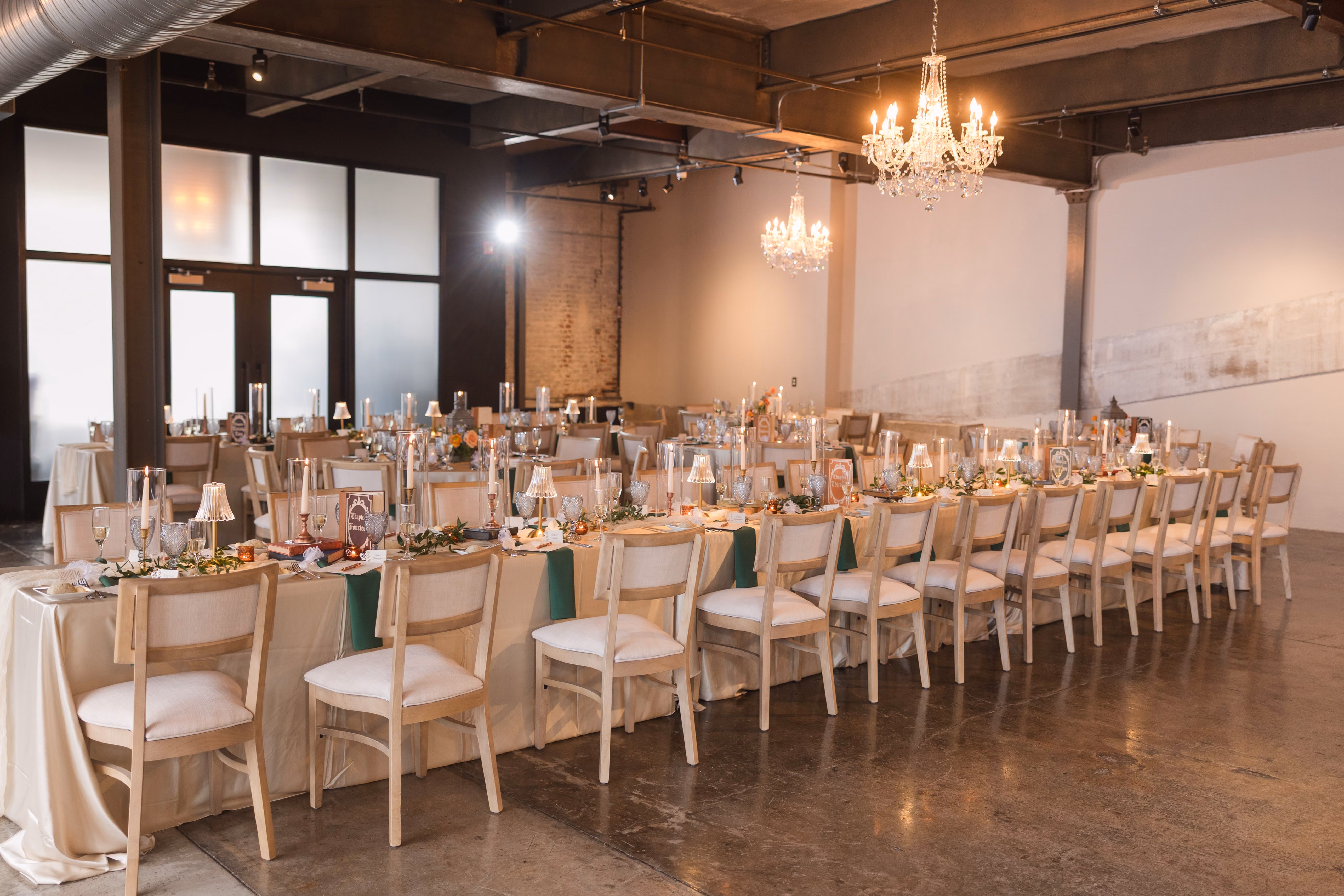 A bride and groom celebrate their small wedding at our outdoor garden venue.