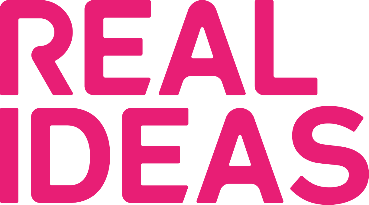 Real Ideas pink logo