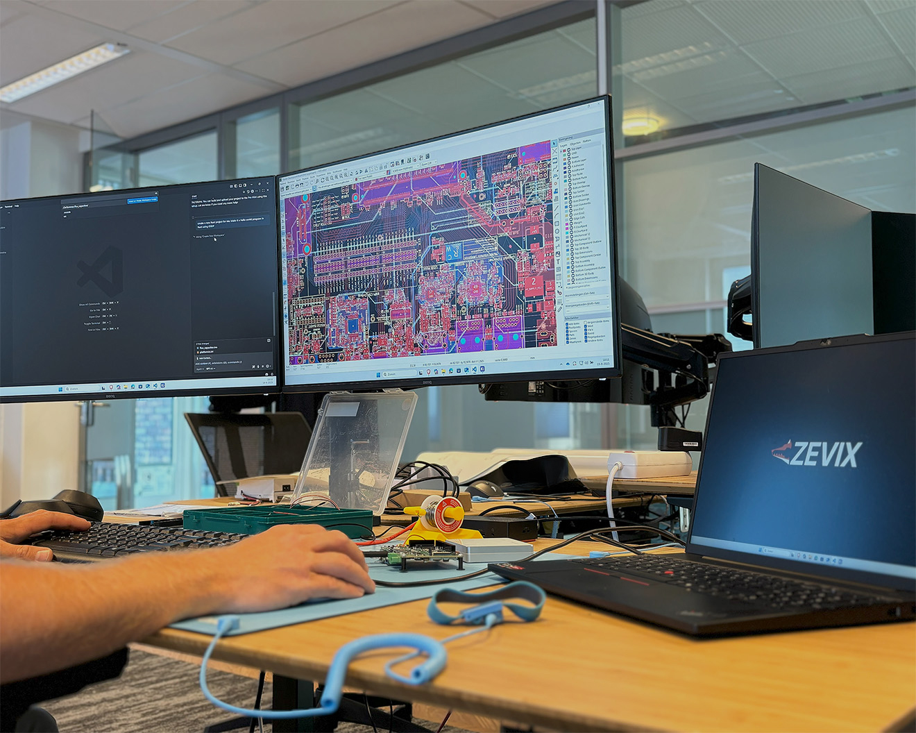 Hardware ontwikkeling bij Zevix
