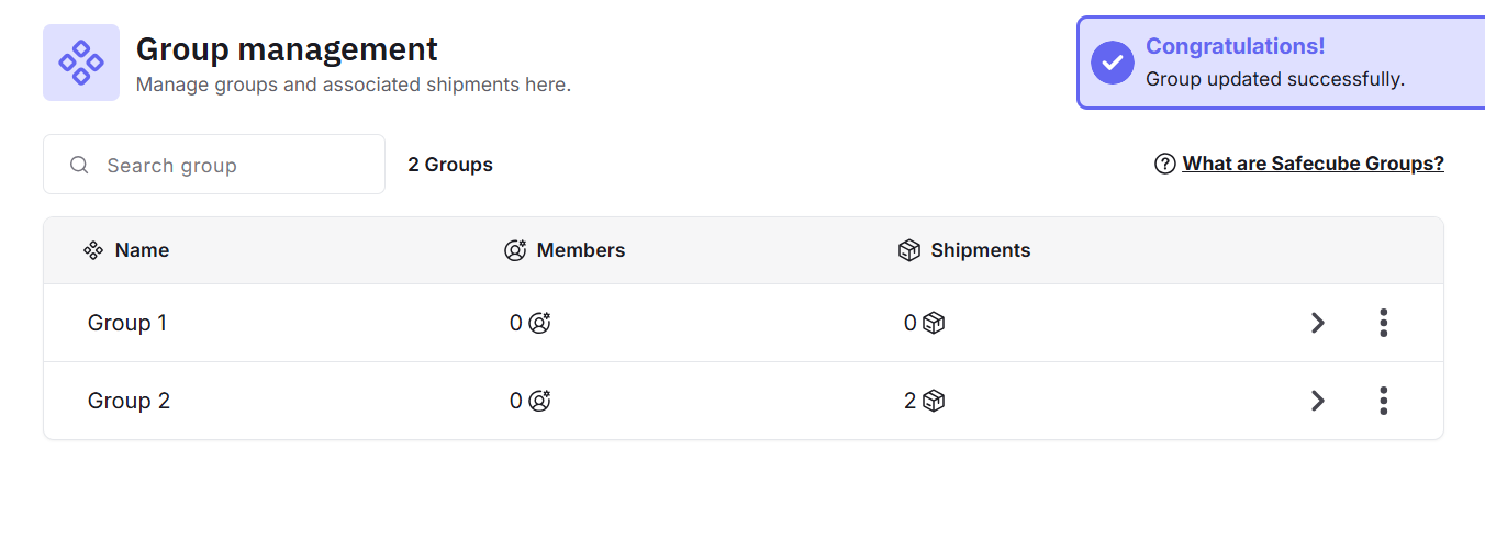 Feature Image group management