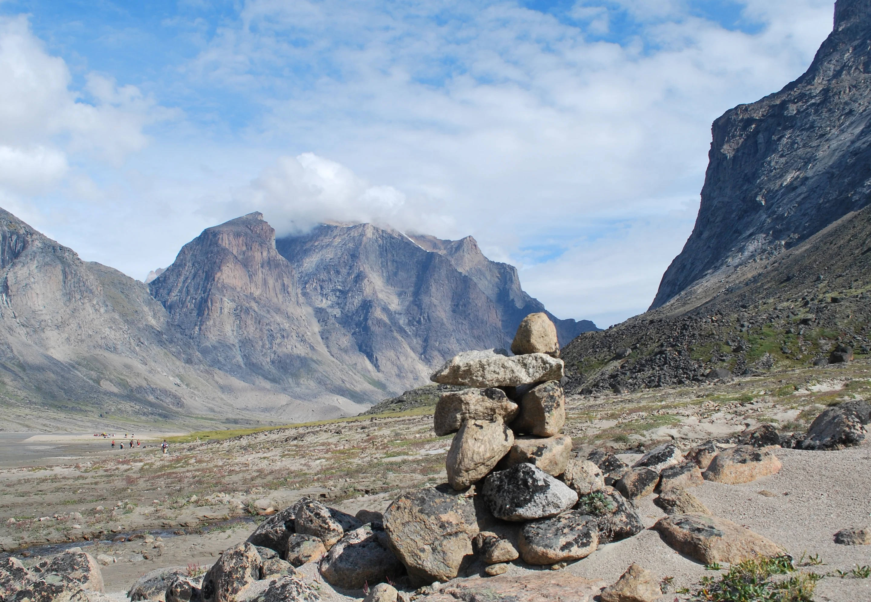 rocky areas