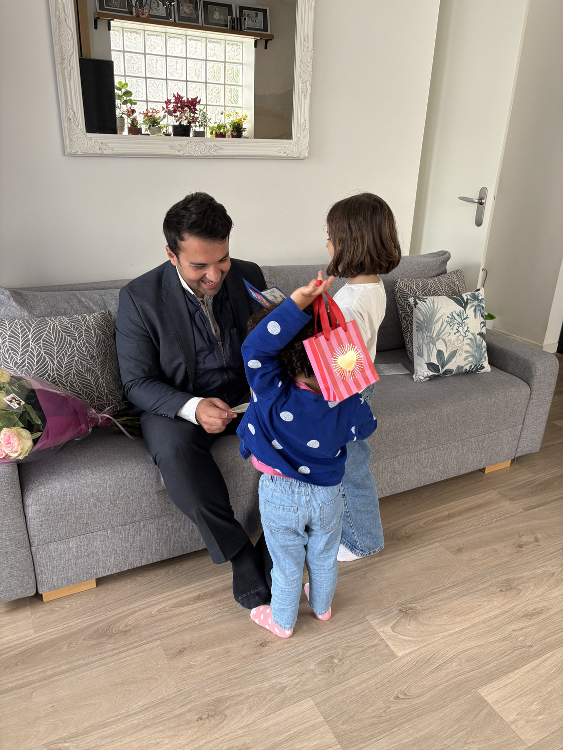 photo de Lionel et sa famille