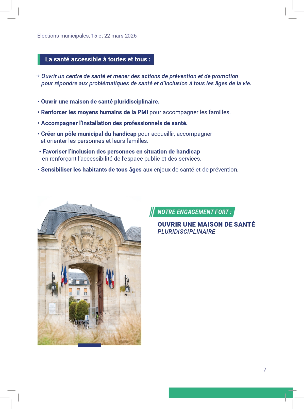 Notre programme page 7