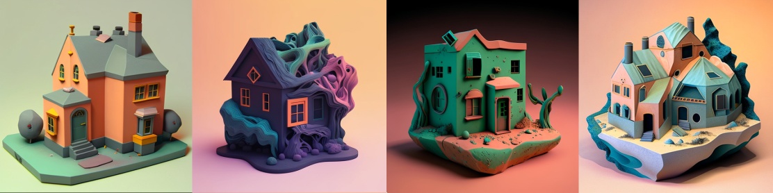 Запрос: A house, plasticine