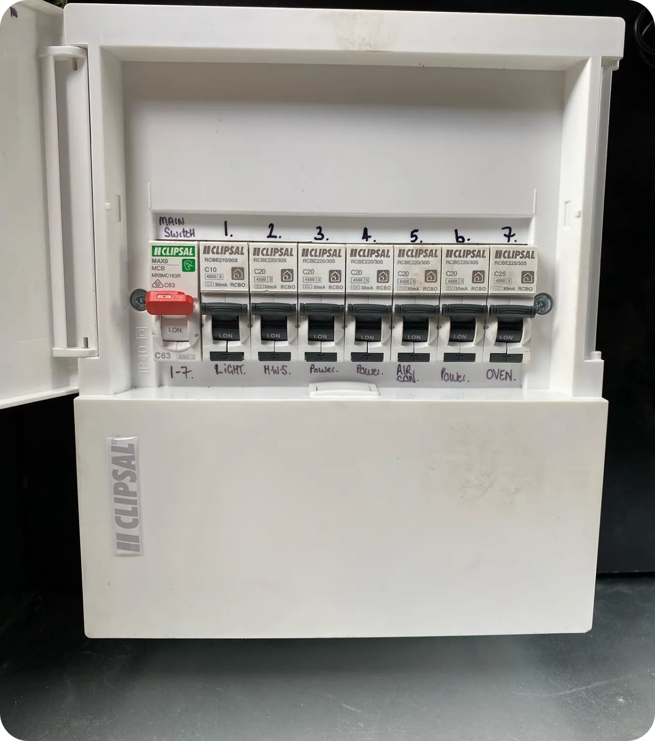 Image of electrical switches