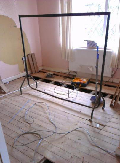 House rewiring process
