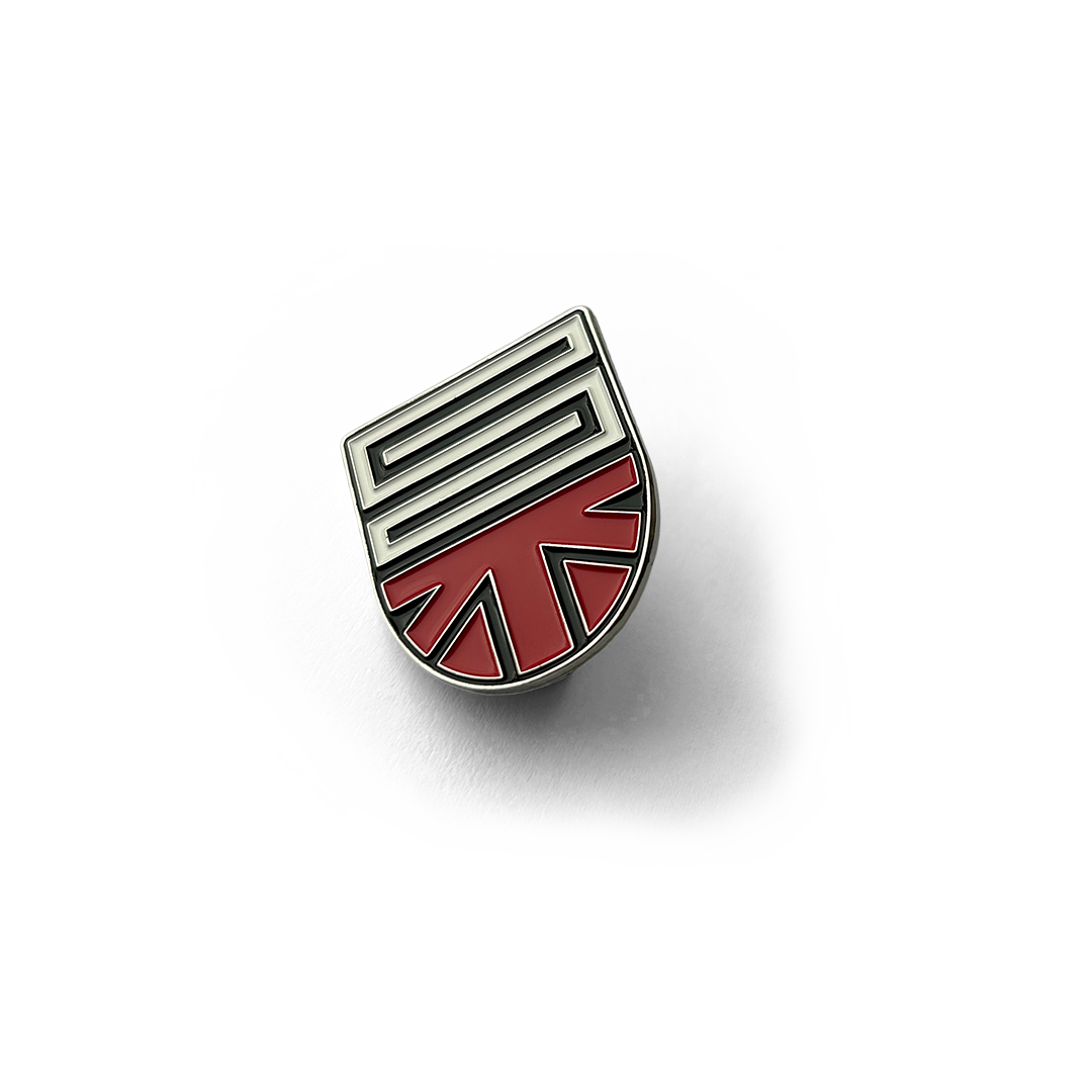 New Saracen Brand Identity Pin