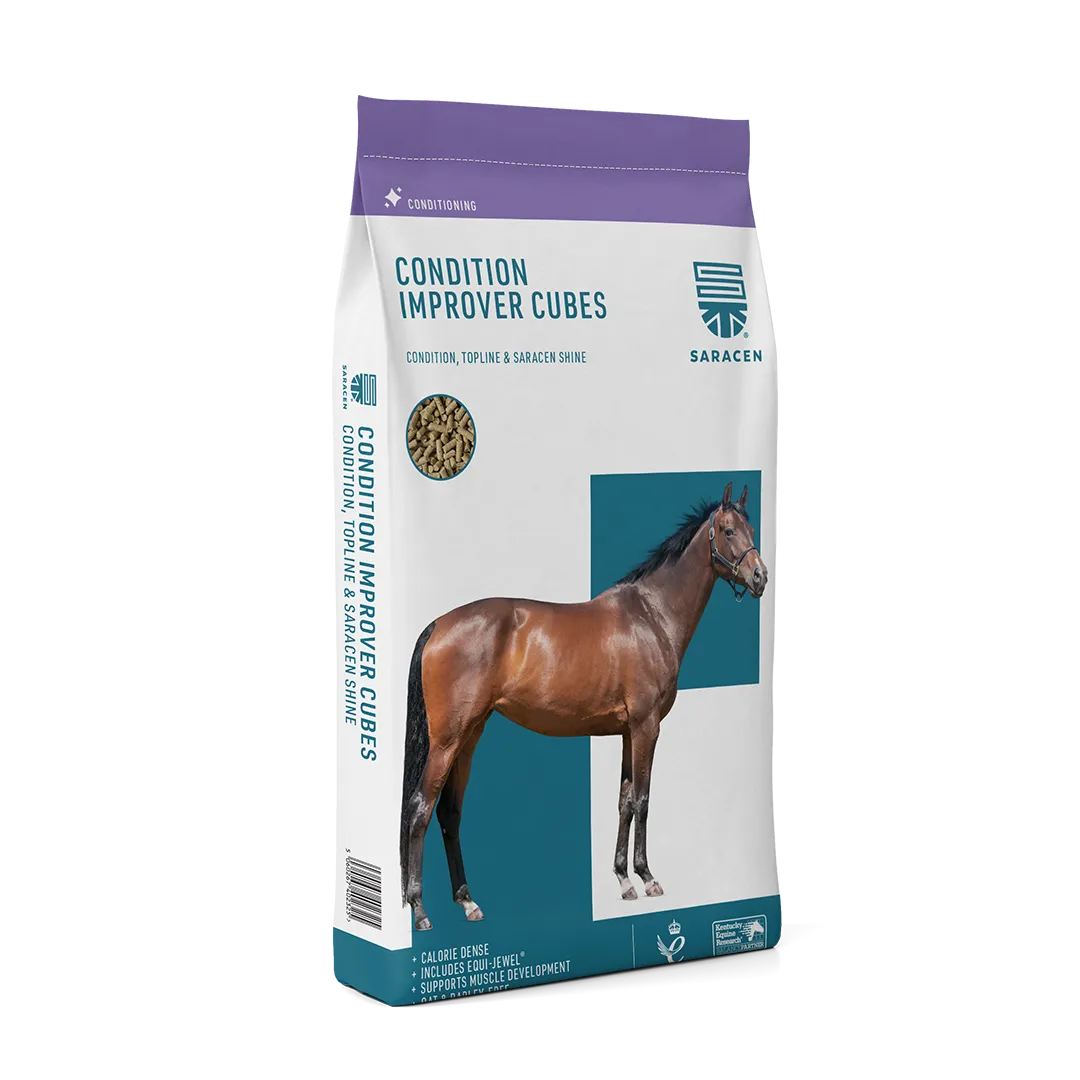 Saracen Horse Feeds – New Bag Design - Conditioning Improver Cubes