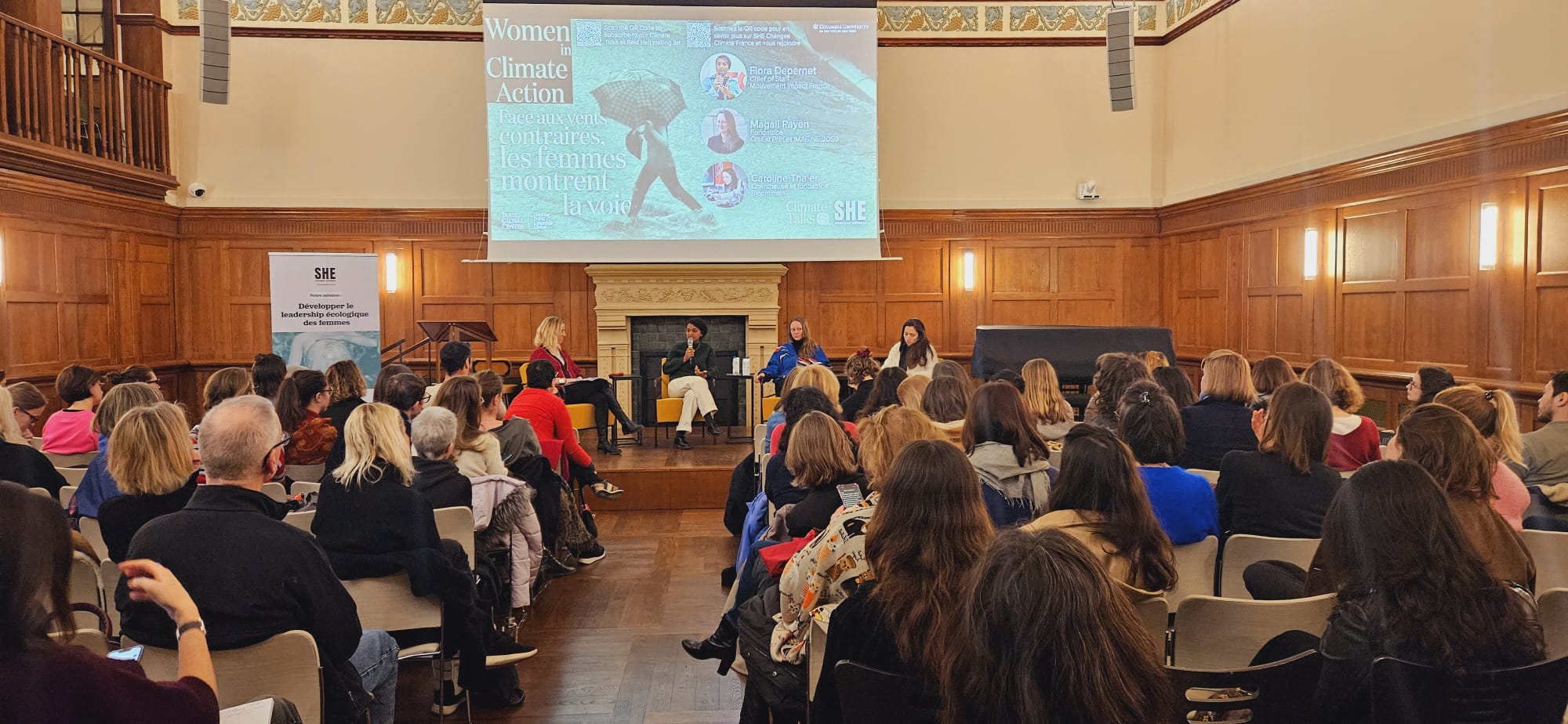 Conférence SHE Changes Climate France au Columbia University Paris Center