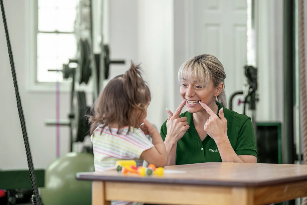 Photo of a girl having therapy