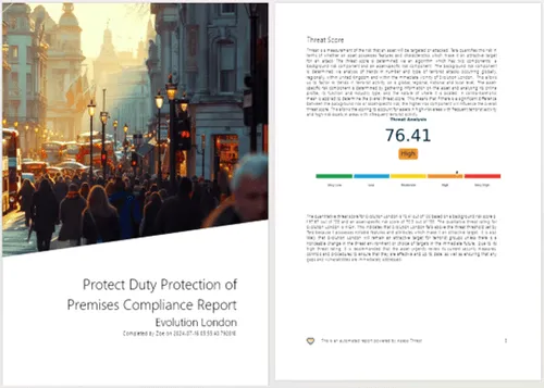 Example Protect Duty Solution report.