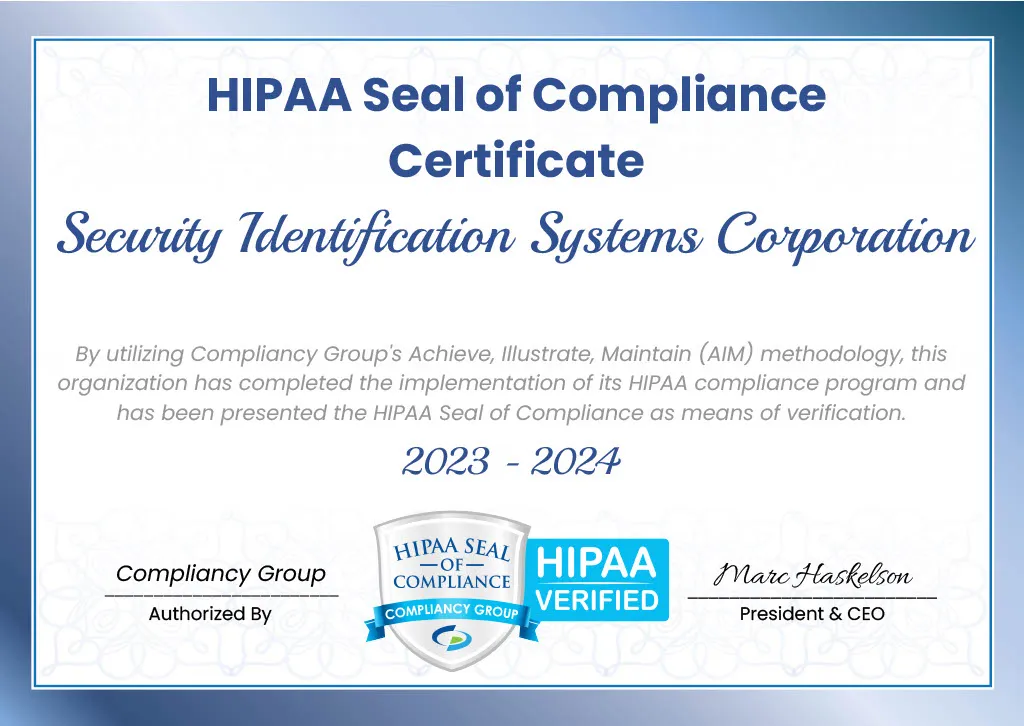 Digital Cert Fas-Pass HIPAA