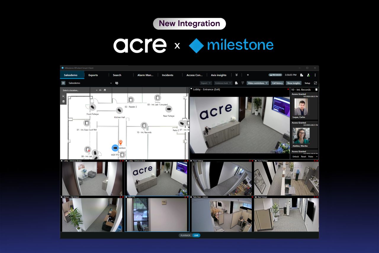 Access It! Now Works Hand-in-Hand with Milestone XProtect