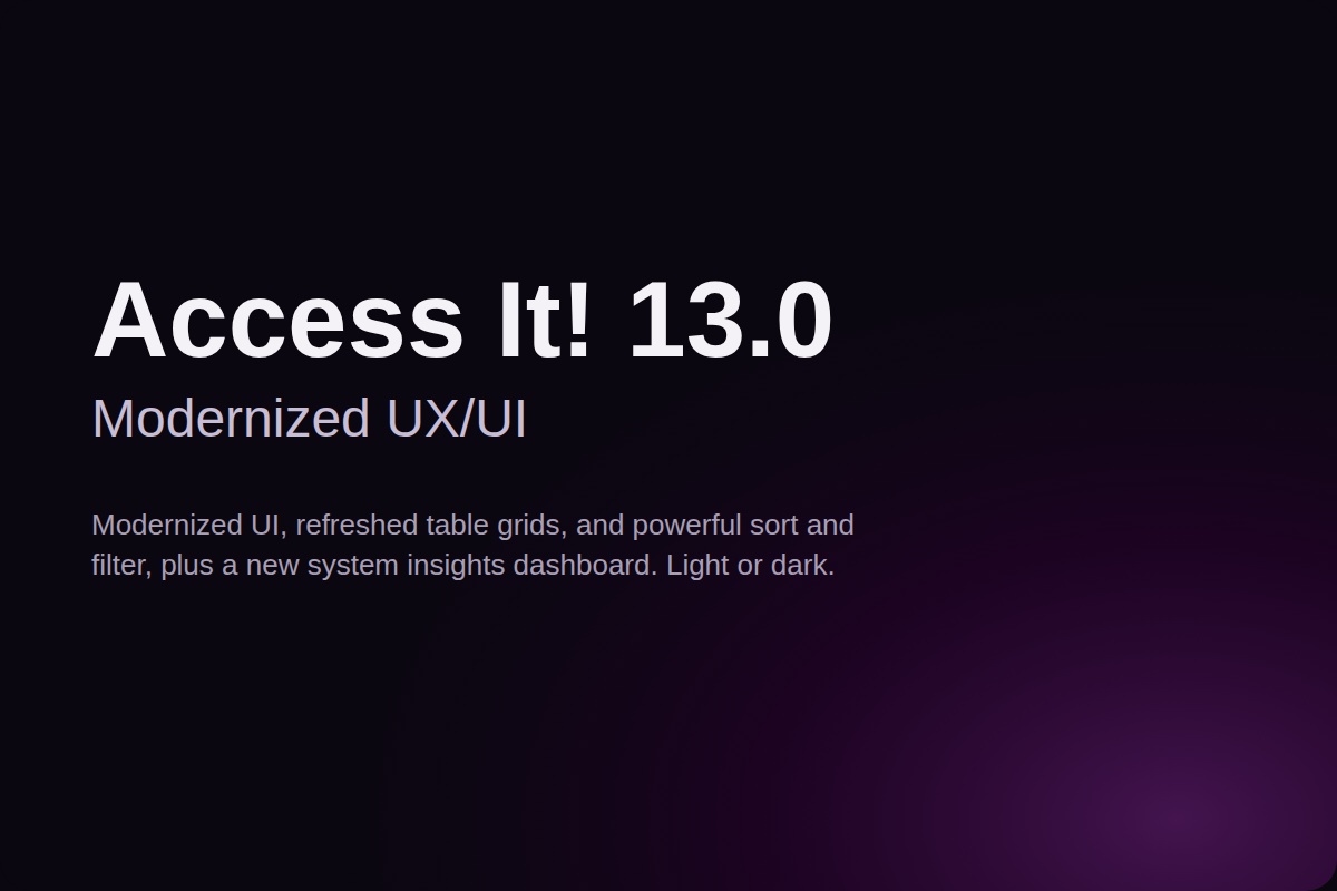 Access It! Gets a Modernized Interface