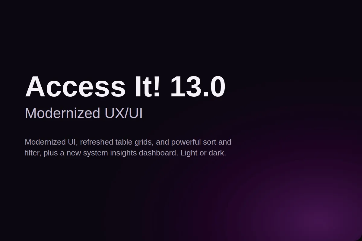 Access It! Gets a Modernized Interface
